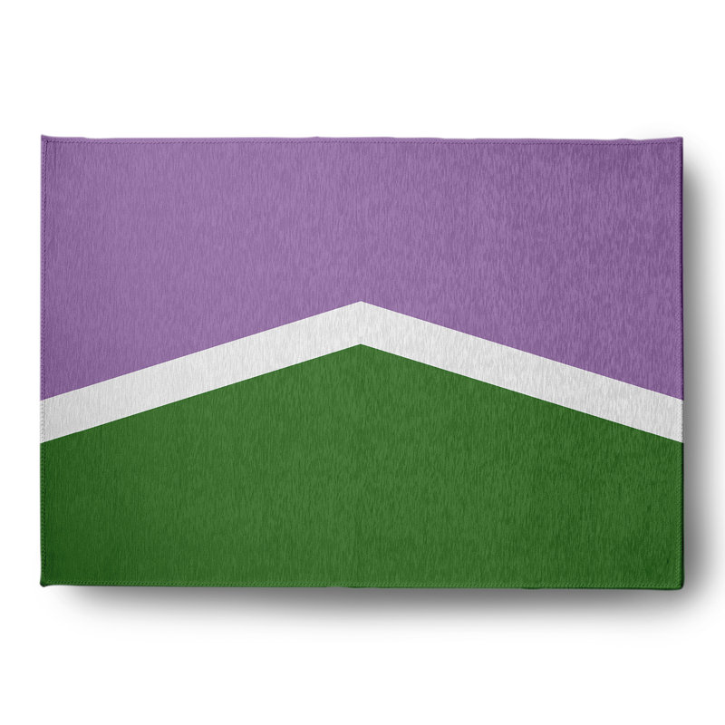 Chenille Chevron Indoor Rug, Rectangle 5' x 7'
