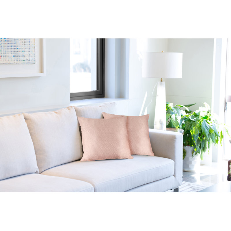 Iviana Square Cushion Cover, Pink