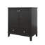 Meuble-lavabo 30 po sans lavabo, base seulement, armoire de salle de bain multifonctionnelle avec portes et tiroir-1229651902