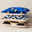 Ankara Silk Velvet Lumbar Pillow