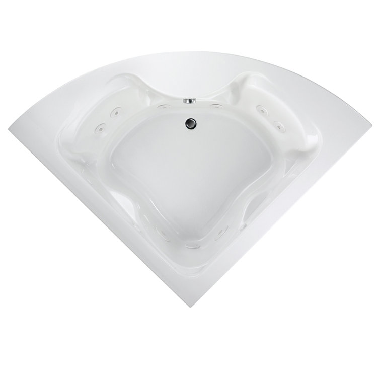  Baignoire D'angle / De Tourbillon De 85 Po X 60 Po Avec Système D'hydromassage L Cadet