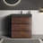 Deandrick 24 Inch Free Standing Single Bathroom Vanity with Solid Surface Sink with Overflow, Pre-Assembled-788322762-784039218-765829765
