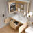 Light luxury Log style bathroom cabinet