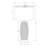 Table Lamp, 25 Inch Vase Shape Ceramic Body, Gray Linen Drum Shade