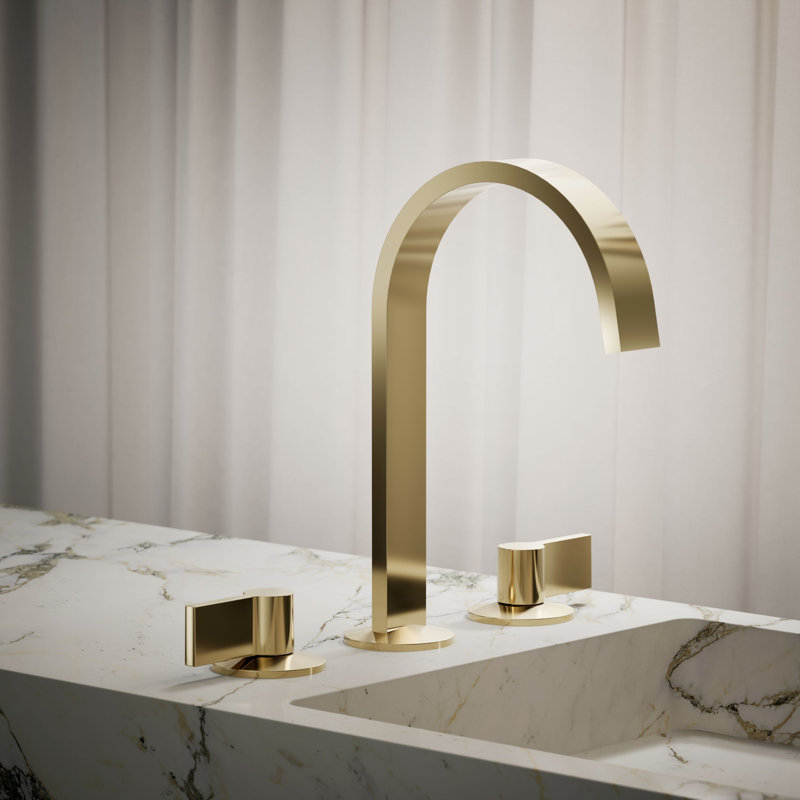 Components™ Bathroom Sink Spout with Ribbon Design, Polished Chrome