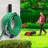 Sorbus Iron Garden Wall Hose Holder in Black