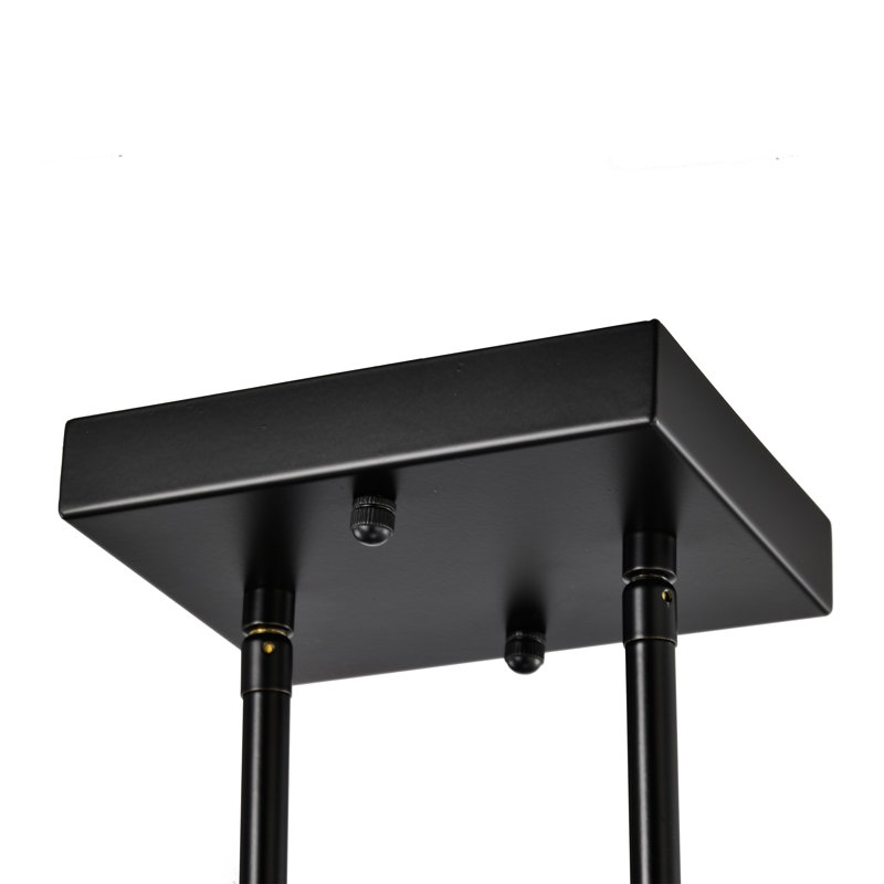 Lustre géométrique à 6 lumières à intensité variable