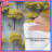 Yellow Abstract Trees Comforter-123325376