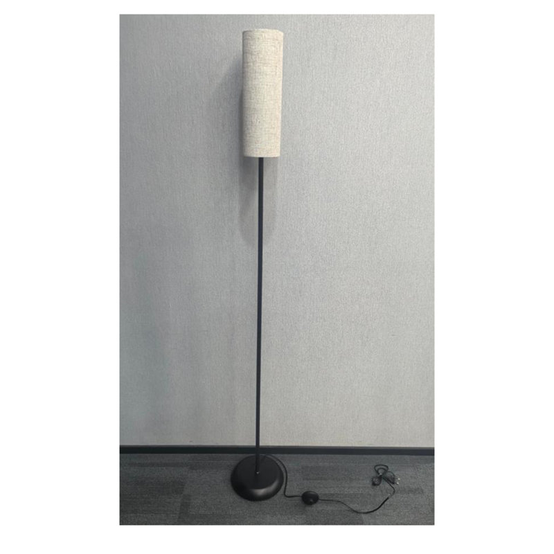 167cm Powder Coated Traditional Floor Lamp, White