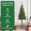 Slim Christmas Tree PVC and Solid Pine wood-306120860-306120858