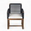 Fauteuil d'extérieur en bois d'acacia avec corde-253272250