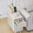 Narrow End Table With Charging Station-468179735