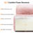 Boneless Fluffy Plush Fabric Boneless Sofa with Anti-Slip Bottom and Throw Pillow-159716632-159716634-159716625