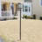Aspen Solar Lamp Post With Planter And Ez Anchor-1302881352
