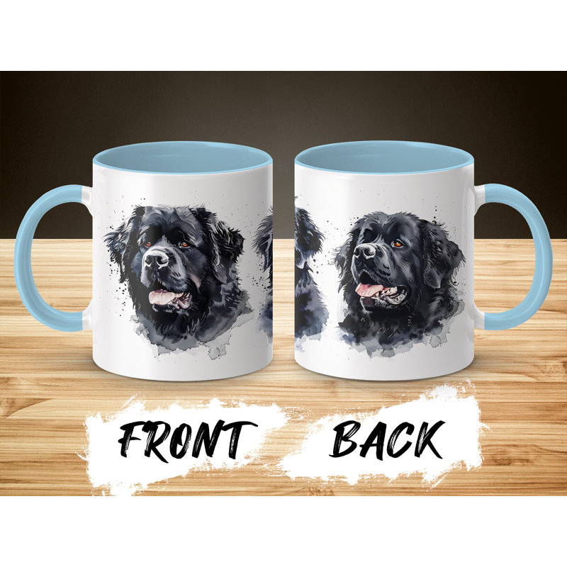 Ceramic Coffee Mug, 3, Light Blue