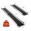 Adjustable Wheelchair Ramp, Non-Slip Aluminum Telescoping Handicap Ramp, 1200 lbs Load Capacity