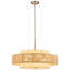 Lustre suspendu cylindrique 6 lumières en nickel-1633834703