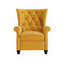Fauteuil inclinable moderne en velours, inclinable par pression