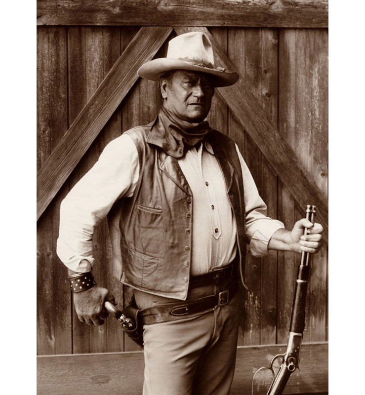 John Wayne, 38" H x 28" W