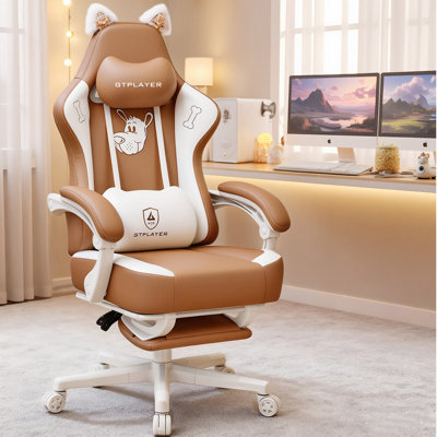 Marlow Home Co. Adjustable Swiveling PC & Racing Game Chair