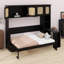 Lit escamotable mural Murphy avec bureau et armoires pour bureau personnel-954486687