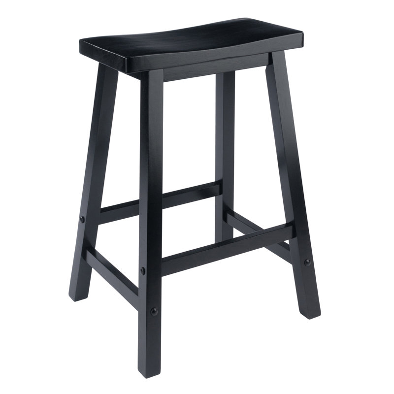 Tabouret de comptoir et de bar Irieana, Noir, Tabouret de comptoir (assise de 24 po de hauteur)