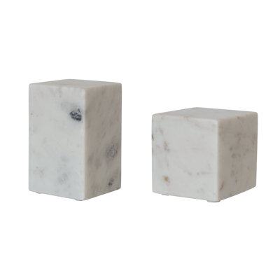 2-Piece Cube And Cuboid Bookends