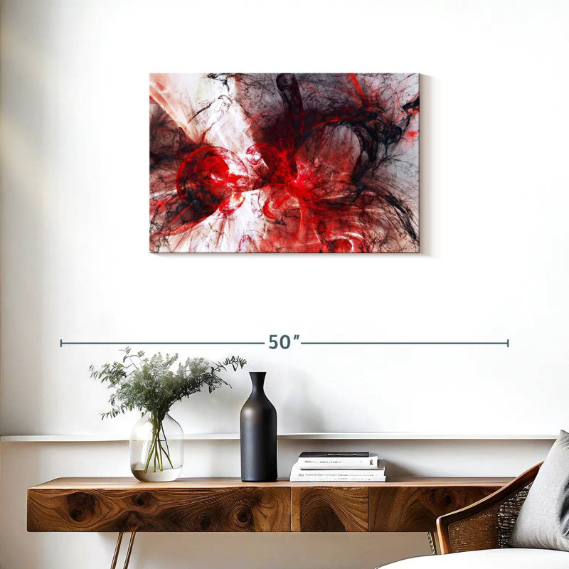 Avery Vampire Blood Abstract, 20" H x 30" W