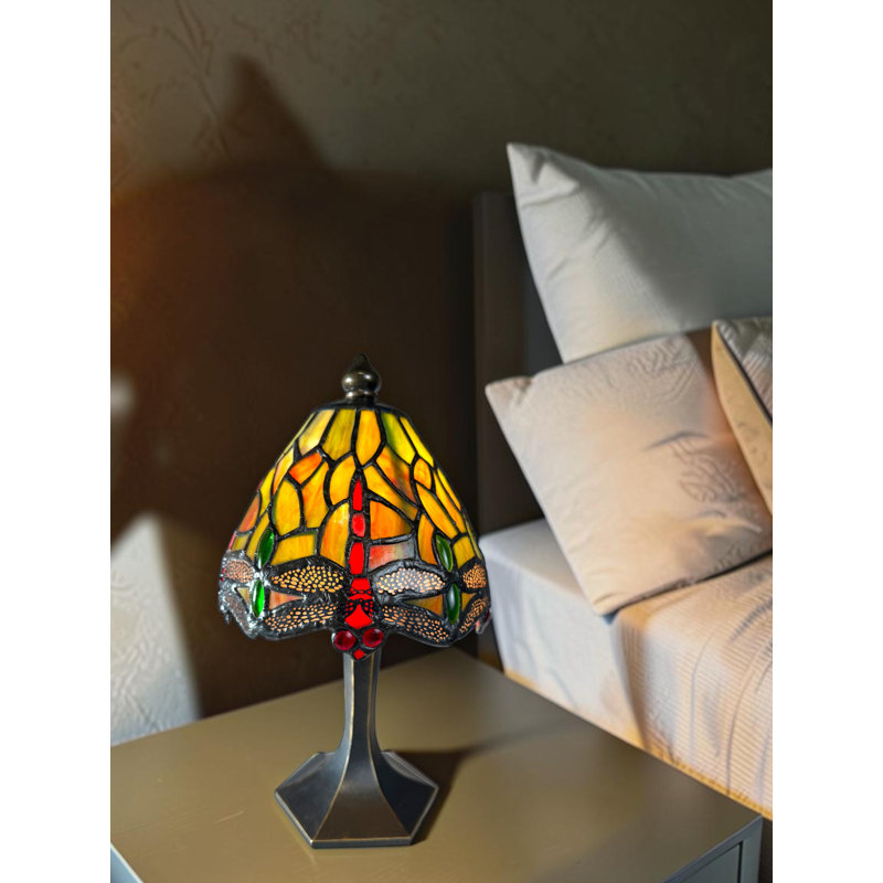 Lampe d'appoint Tiffany Libellule d'automne