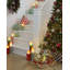 Cozy Christmas Illuminated Red Check Melting Candle-1469941261-1469687280