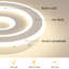 28Cm White Ultra Slim Round Acrylic LED Flush Mount Ceiling Light-167279454