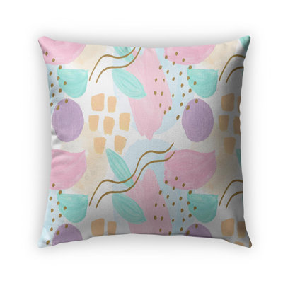 Throw Pillow Pink Abstract