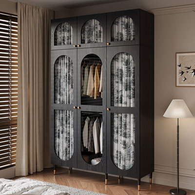 Verre rétro français - garde-robe de porte