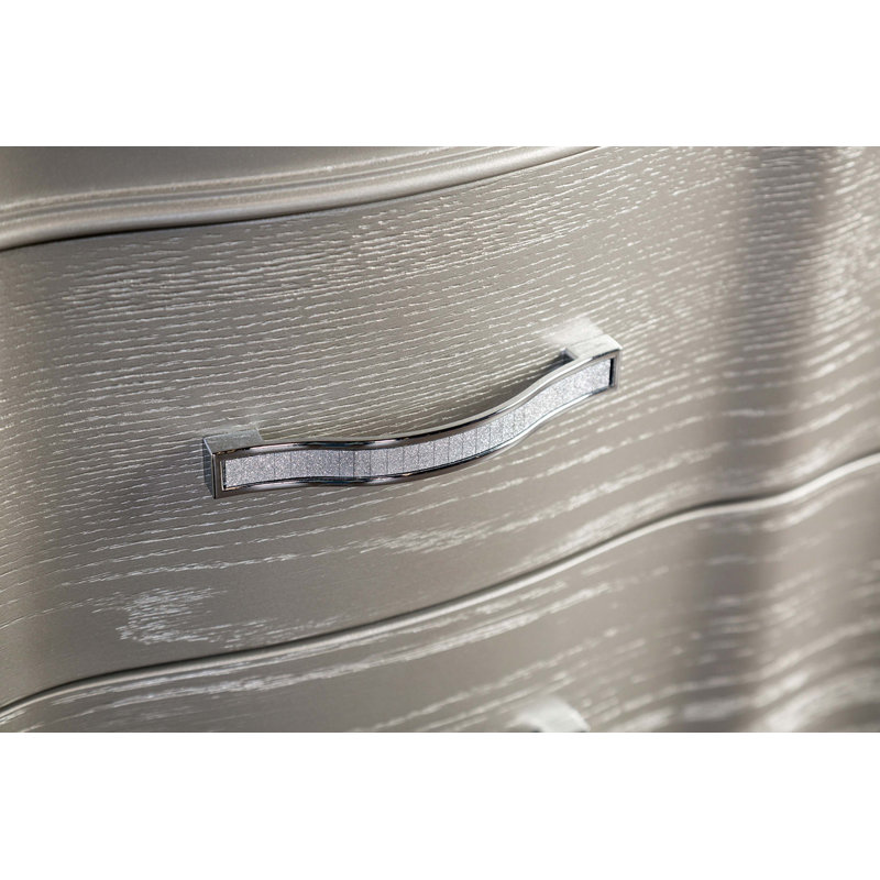 Table de chevet 1Pc, Argent argent