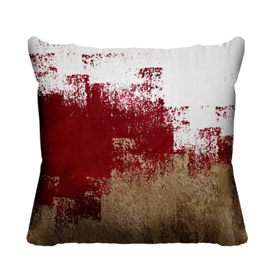 Abstract Outdoor Reversible Throw Pillow