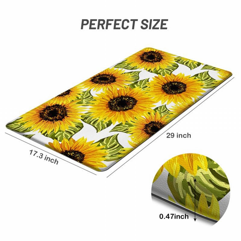 Isme Animal Print Water Resistant Anti-Fatigue Non-Skid Kitchen Mat