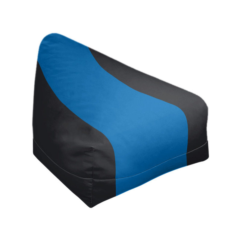 Fauteuil sac de pois standard Golden State, Ardoise / bleu royal / ardoise, 27 po x 27 po x 30 po