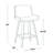 Rondell 25" Fixed-Height Counter Stools with Square Footrests-102341457-103373892