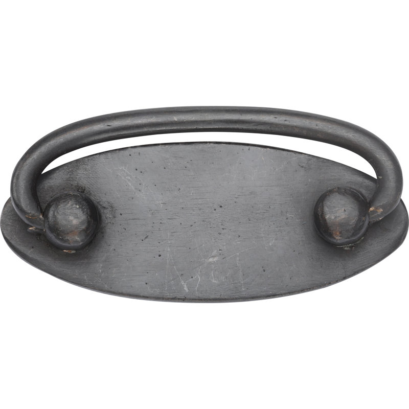 Goutte tombante sur plaque ovale, Bronze foncé