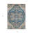 3' X 5' Blue Beige And Gold Oriental Washable Indoor Outdoor Area Rug