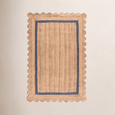 Inaki Hand-Woven Geometric Jute Rug