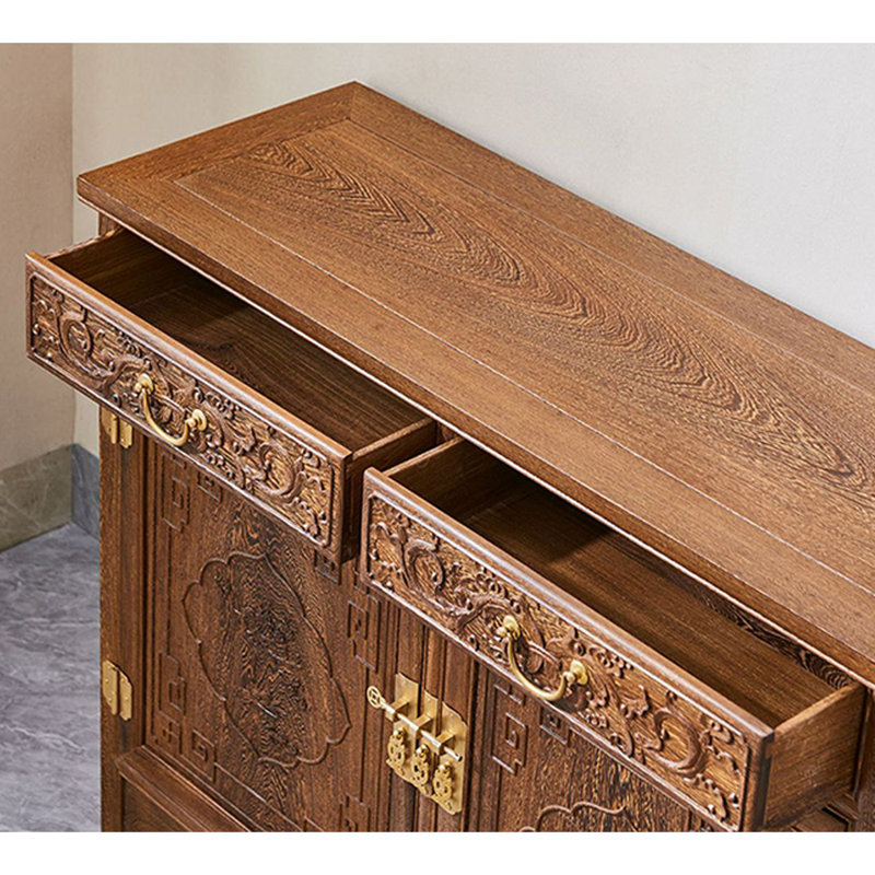 Chinese Exquisite Carving Display Case