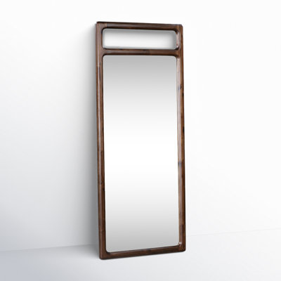 Rosy Solid Wood Rectangle Floor Mirror