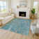 Machine Washable Indoor/Outdoor Bernadette ACN2222 Botanical Rug