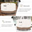 Housse de table ronde d'extérieur robuste et imperméable pour ensembles de table et chaises de patio-1400783931