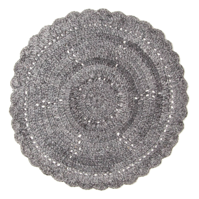 Sienna Grey Rug 3'2" x 3'2"