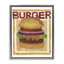 "Watercolor Style Burger", art mural sur toile flottante par Nancy Overton