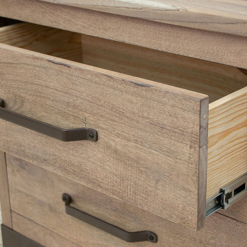Umey 27'' W Solid Wood Nightstand