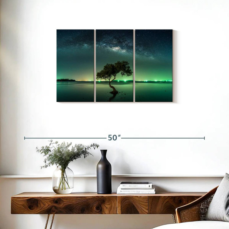 Oberle Milky Way Over Tree, 20" H x 33" W