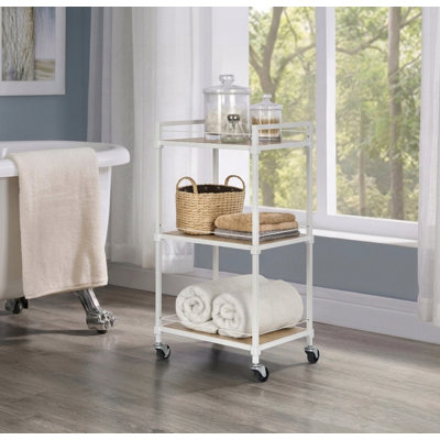 Medium 3-Tier Cart - White